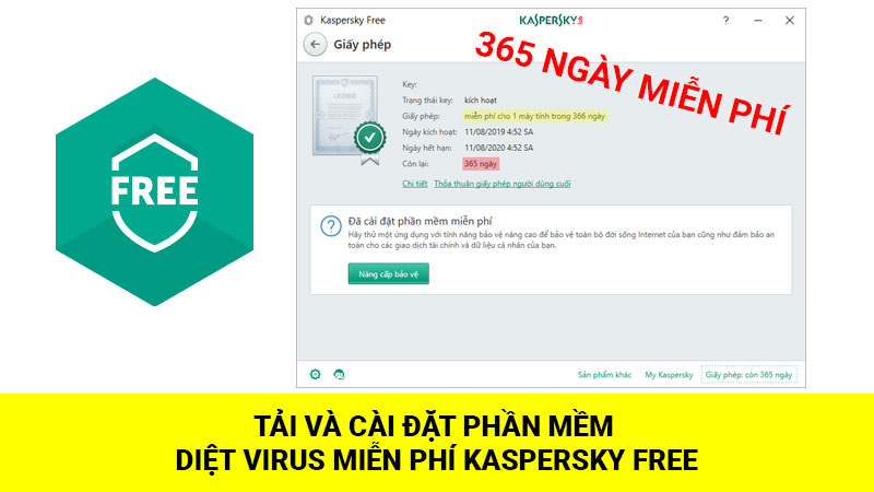 Kaspersky Free - Tải và cài đặt phần mềm diệt virus Kaspersky miễn phí, bảo vệ máy tính của bạn
