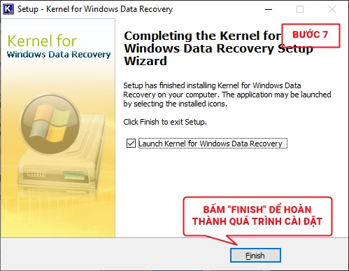 Khôi phục dữ liệu Kernel for Windows Data Recovery – Bước 8