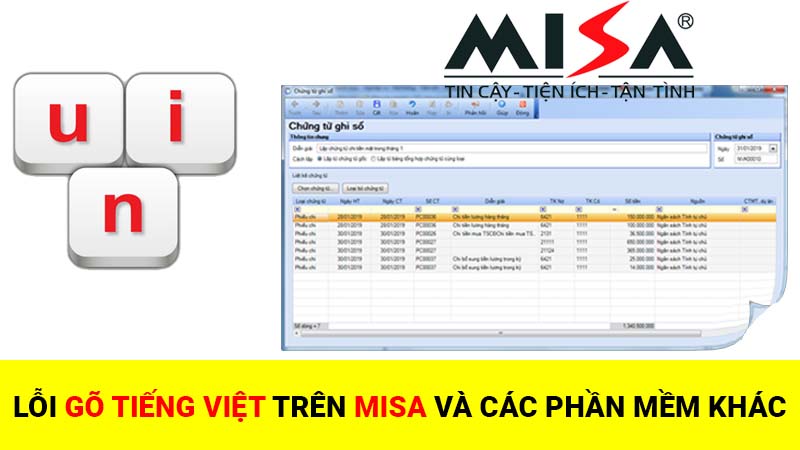 Lỗi gõ tiếng Việt trên Misa và các phần mềm khác