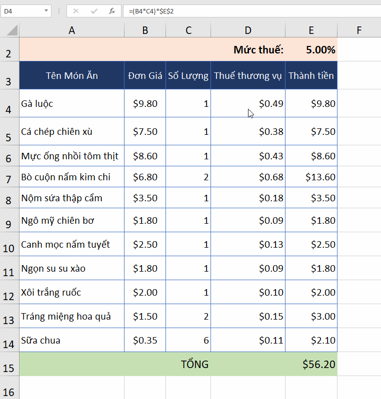 tham-chieu-tuyet-doi-excel-2019-kiem-tra tham-chieu-tuyet-doi-excel-2019-buoc-kiem-tra